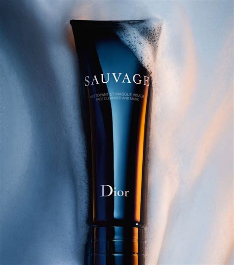 sauvage dior face mask|DIOR Sauvage Cleanser .